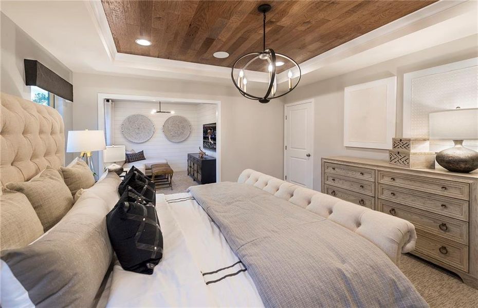 Furnished interior view inside a new home in Rose Creek, Cumming (Image 19). Furnished interior view inside a new home in Rose Creek, Cumming (Image 19).