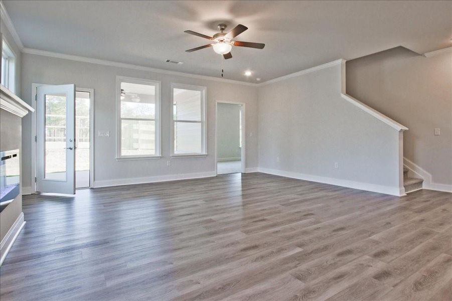 Spacious, unfurnished interior of a new home in Cooper's Walk, Loganville (Image 25). Spacious, unfurnished interior of a new home in Cooper's Walk, Loganville (Image 25).