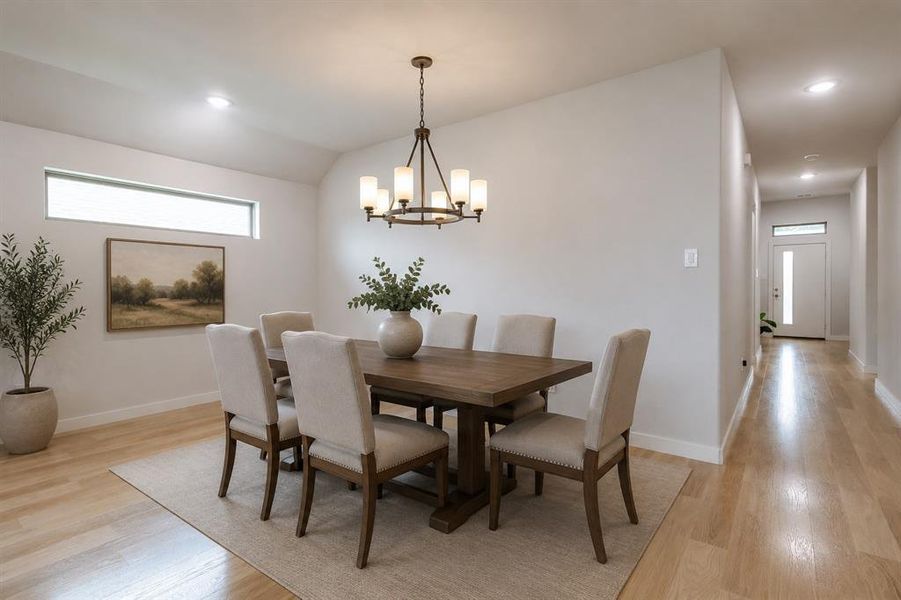 Furnished interior view inside a new home in Devonshire, Forney (Image 26). Furnished interior view inside a new home in Devonshire, Forney (Image 26).