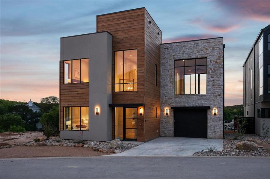Front exterior of a new home in , Graford, TX, highlighting curb appeal (Image 20).