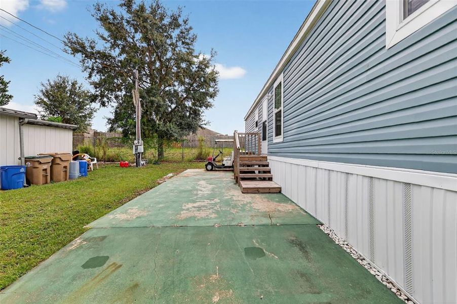 Exterior details and patio area of a home in , Tavares (Image 17). Exterior details and patio area of a home in , Tavares (Image 17).