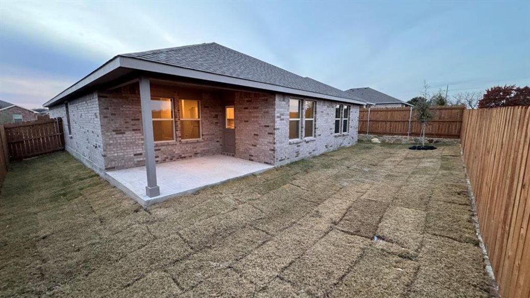 Patio - All Home and community information, including pricing, included features, terms, availability and amenities, are subject to change at any time without notice or obligation. All Drawings, pictures, photographs, video, square footages, floor plans, elevations, features, colors and sizes are approximate for illustration purposes only and will vary from the homes as built.