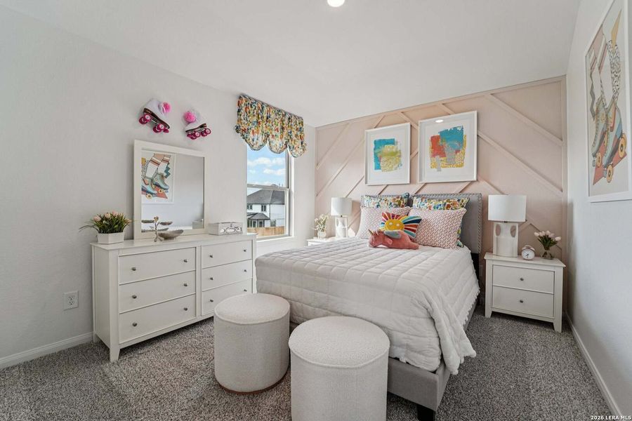 Furnished interior view inside a new home in Timber Creek, San Antonio (Image 10).