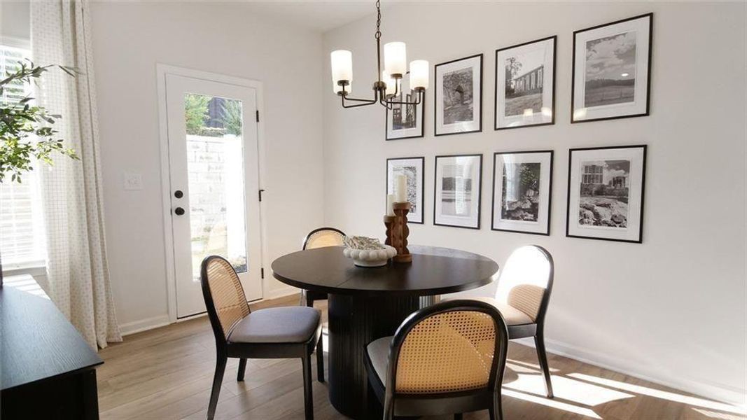 Furnished interior view inside a new home in Fairington, Cartersville (Image 5).