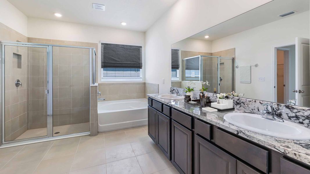 Furnished interior view inside a new home in Farm at Varrea, Plant City (Image 9).