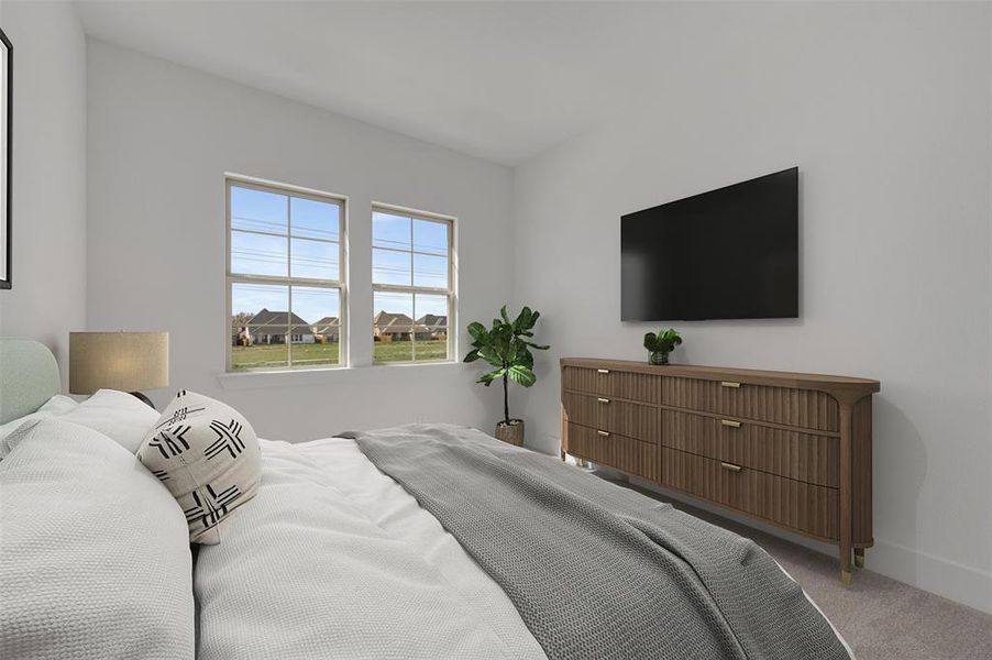 Furnished interior view inside a new home in Wellington, Haslet (Image 18).