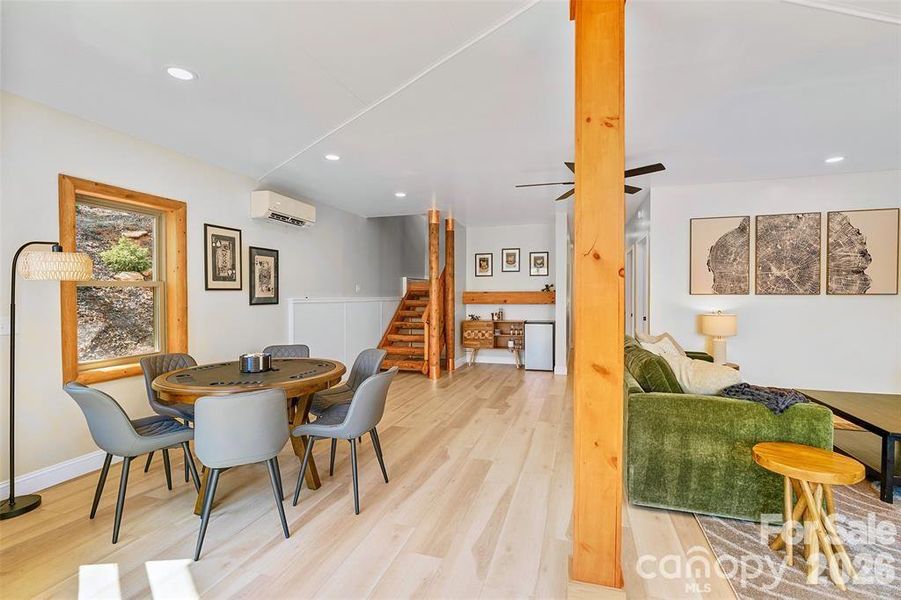 Furnished interior view inside a new home in , Lake Lure (Image 17).