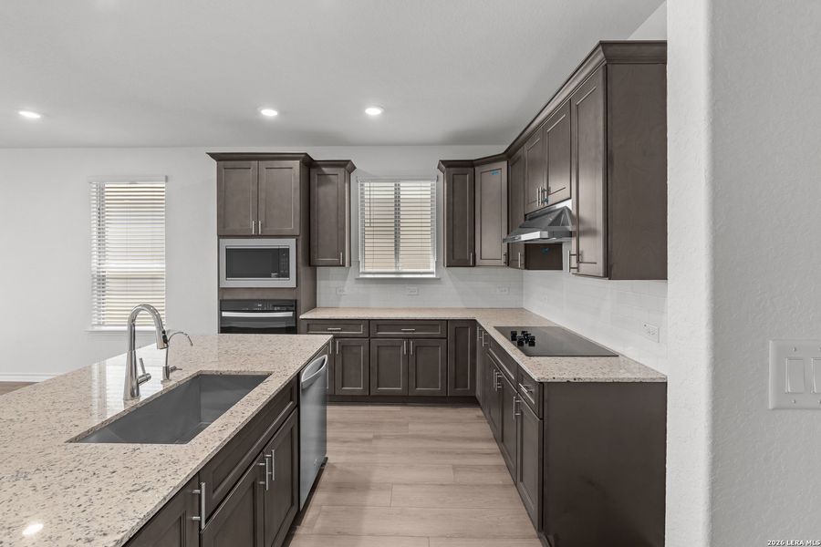 Furnished interior view inside a new home in Nopal Valley, San Antonio (Image 8). Furnished interior view inside a new home in Nopal Valley, San Antonio (Image 8).