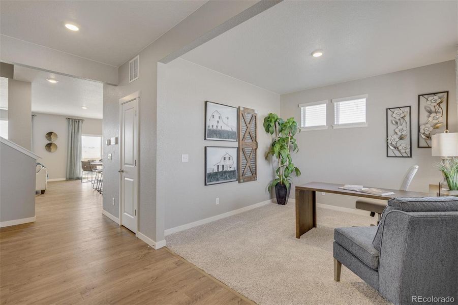 Furnished interior view inside a new home in Spring Valley Ranch, Elizabeth (Image 19).