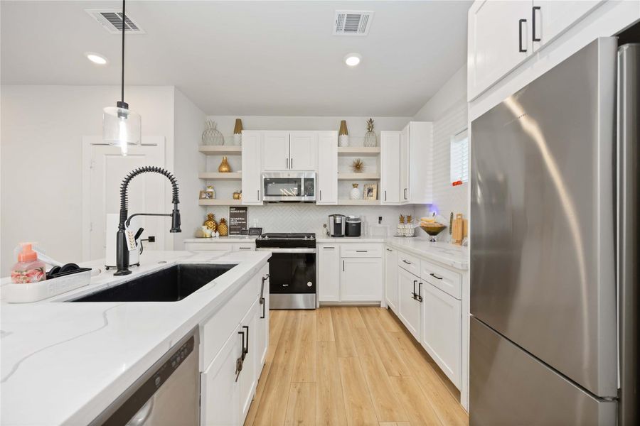 Furnished interior view inside a new home in , Houston (Image 6).