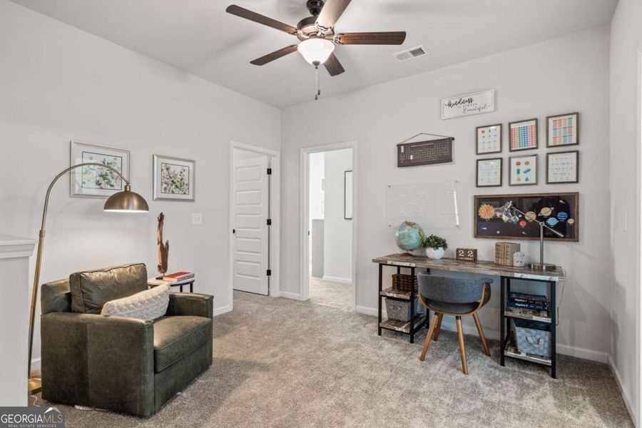 Furnished interior view inside a new home in Bryson Farms, Byron (Image 16).