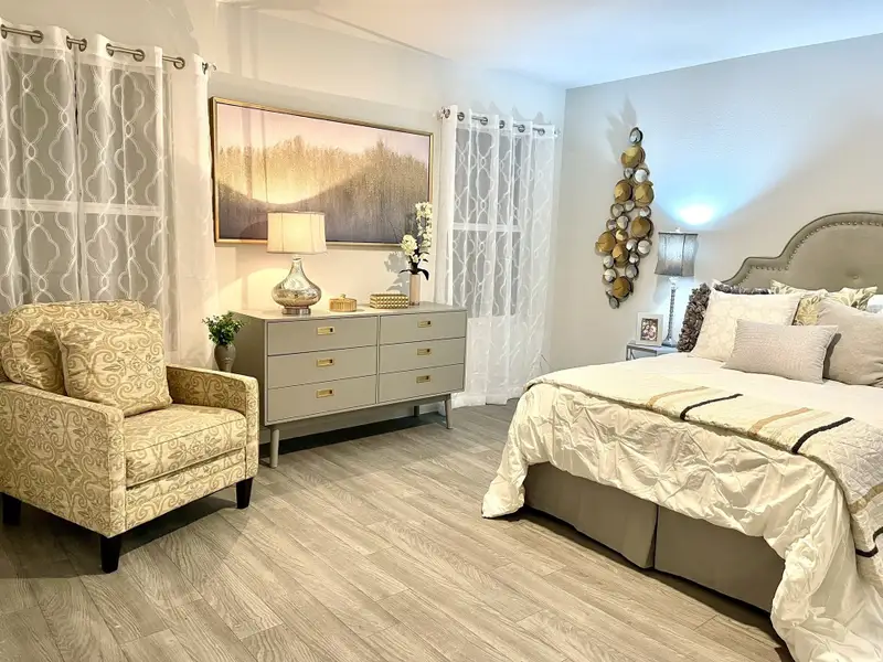 Furnished interior in a model home at Expressway Village in Wichita Falls (Image 15). Furnished interior in a model home at Expressway Village in Wichita Falls (Image 15).