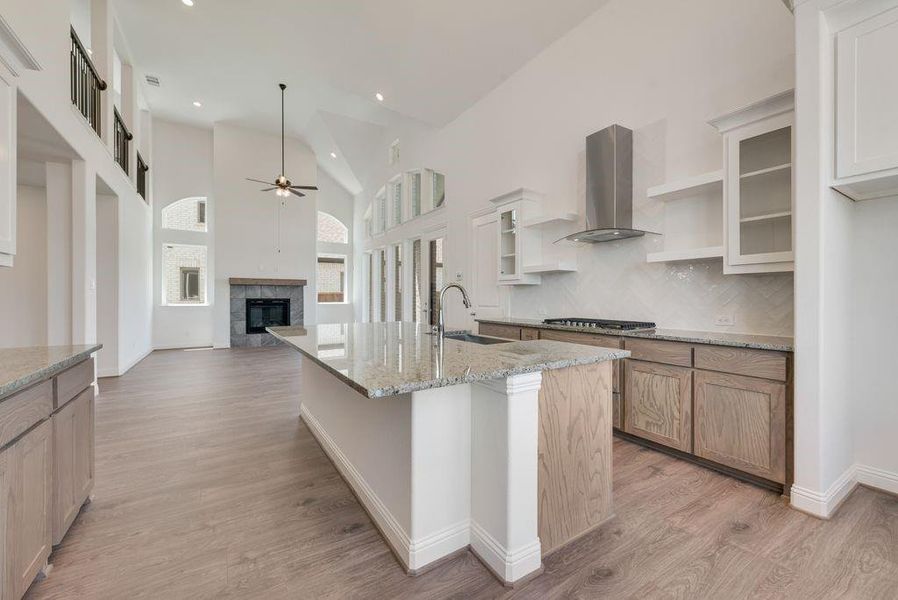 Furnished interior view inside a new home in Edgewater, Fate (Image 3).
