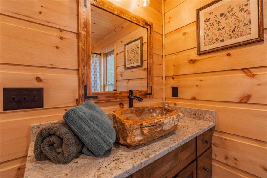Close-up of interior finishes inside a home in , Ellijay (Image 4).