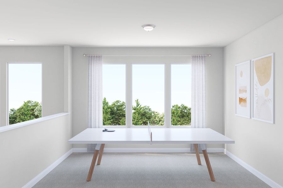 Representative furnished interior of a home built from the Longspur by Tri Pointe Homes in Clopton Farms, Montgomery (Image 20). Representative furnished interior of a home built from the Longspur by Tri Pointe Homes in Clopton Farms, Montgomery (Image 20).