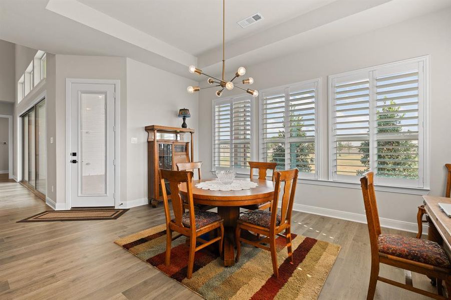 Furnished interior view inside a new home in Pecan Square - Estates, Northlake (Image 17).