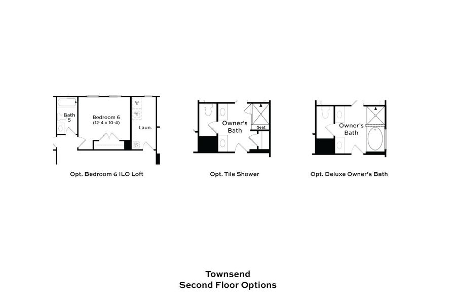2D floor plan layout of this home in Lakeside Glen, York, SC (Image 28).