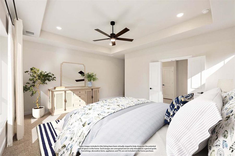 Furnished interior view inside a new home in The Enclave at Parks of Aledo, Aledo (Image 29). Furnished interior view inside a new home in The Enclave at Parks of Aledo, Aledo (Image 29).