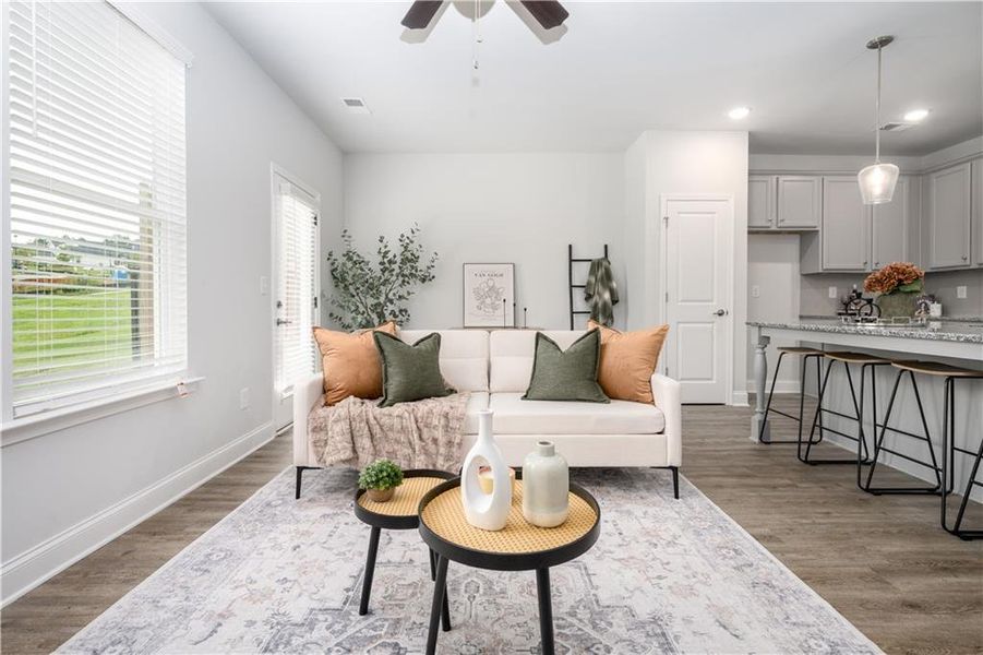 Furnished interior view inside a new home in , Homer (Image 7).
