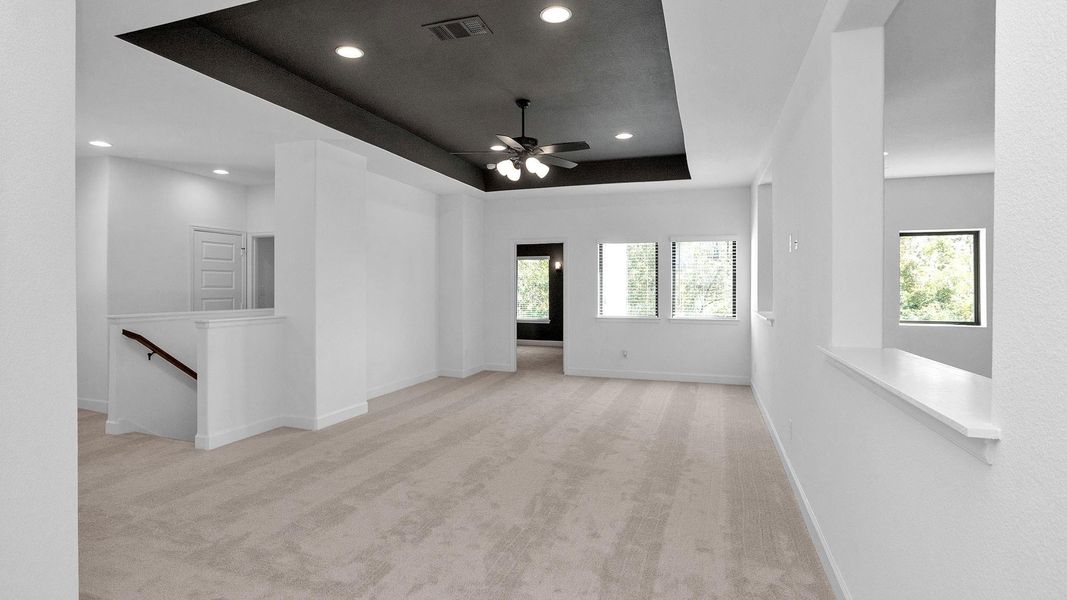 Spacious, unfurnished interior of a new home in Evergreen 70', Conroe (Image 12). Spacious, unfurnished interior of a new home in Evergreen 70', Conroe (Image 12).