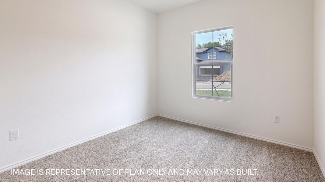 Representative unfurnished interior of a home built from the The Mitchell by D.R. Horton in Talavera, Kyle (Image 22).