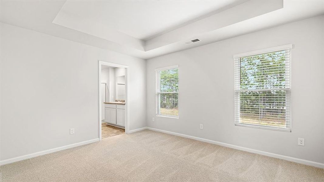 Spacious, unfurnished interior of a new home in Poplar Preserve, Newnan (Image 23).