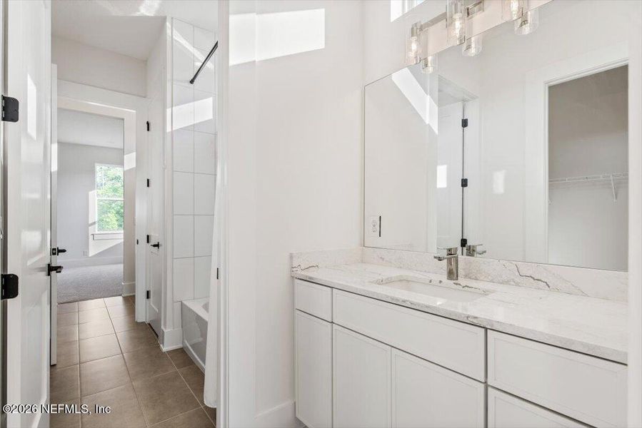 Furnished interior view inside a new home in Tamaya, Jacksonville (Image 60).