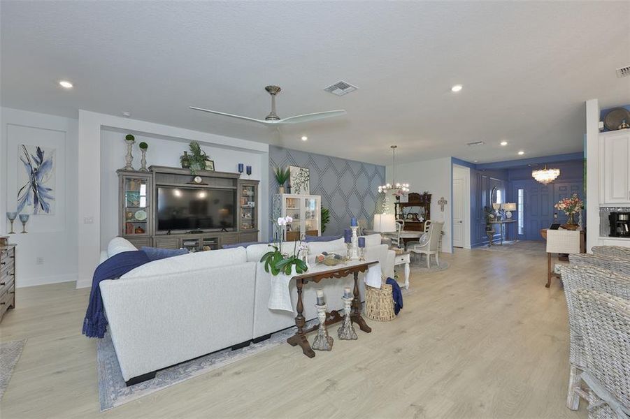 Furnished interior view inside a new home in Esplanade at Artisan Lakes, Palmetto (Image 8).