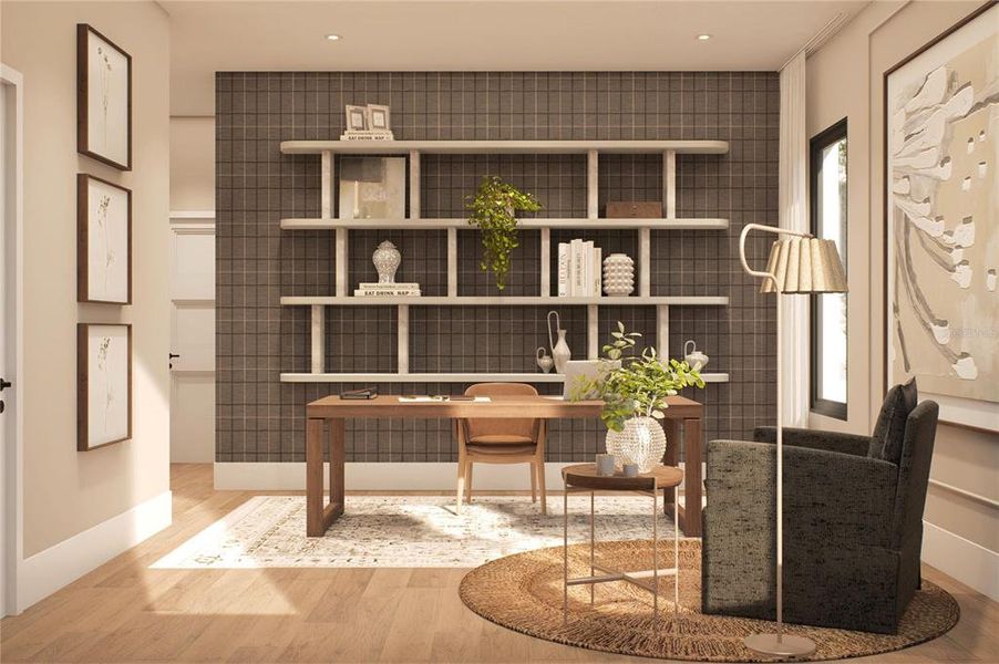 Furnished interior view inside a new home in , Montverde (Image 27). Furnished interior view inside a new home in , Montverde (Image 27).