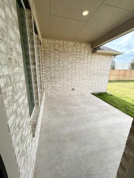 Rear Covered Patio