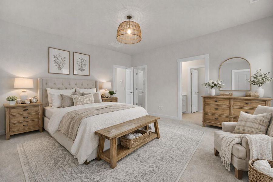 Furnished interior view inside a new home in , Johns Island (Image 9).