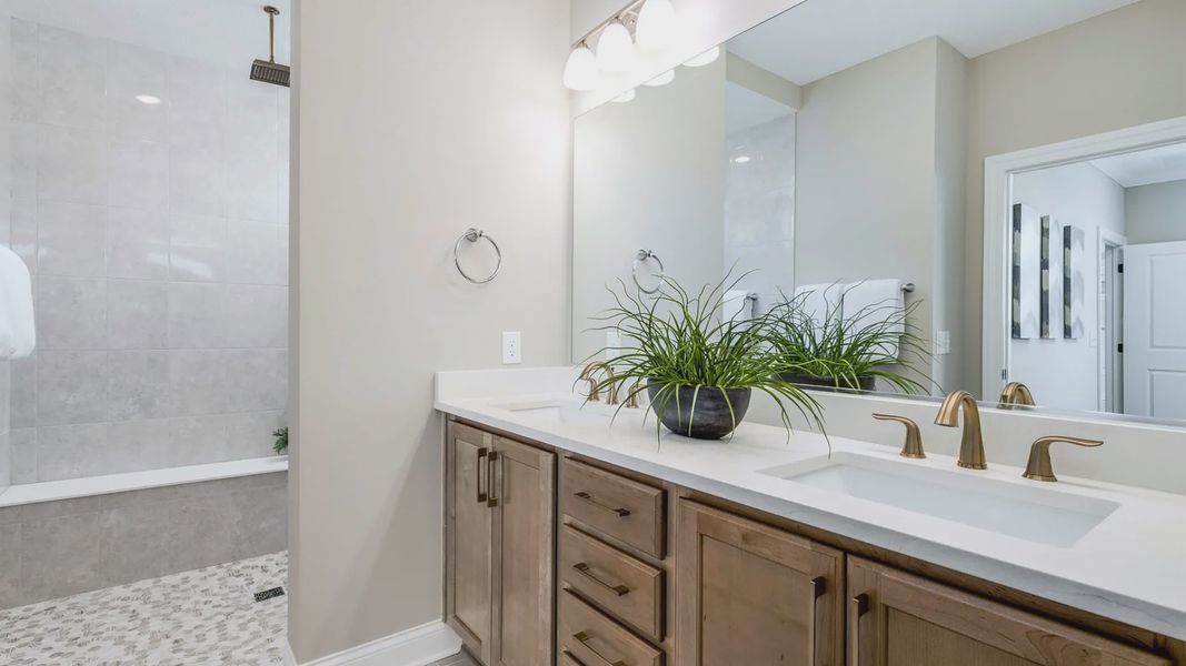 Representative furnished interior of a home built from the Capri by Epcon Communities in The Courtyards at Oak Grove, Durham (Image 43).