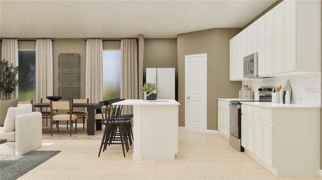 Furnished interior view inside a new home in Sugarloaf Ridge, Minneola (Image 6).