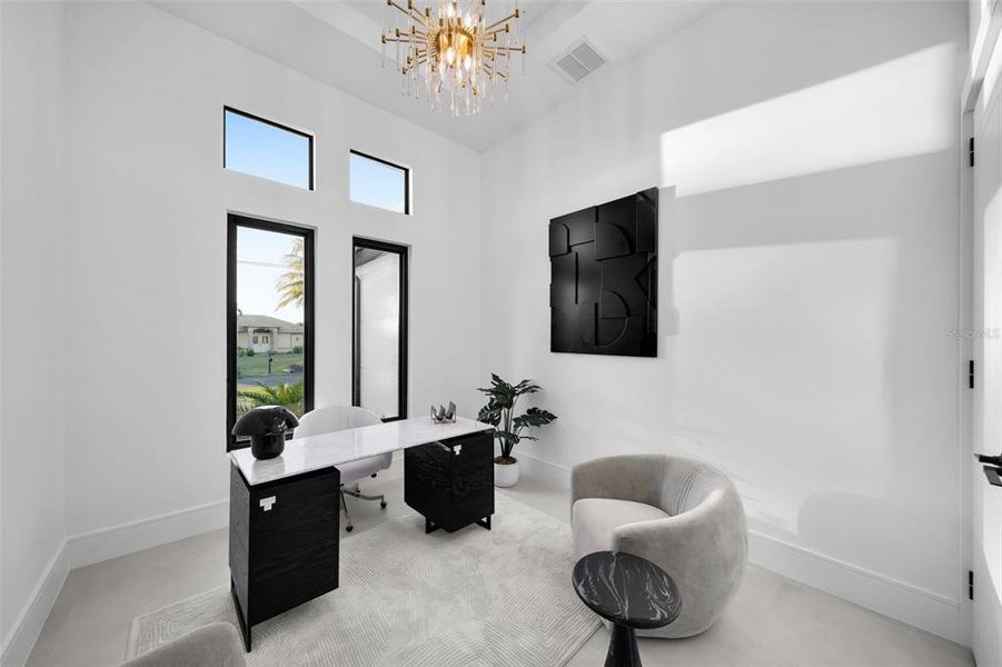 Furnished interior view inside a new home in , Cape Coral (Image 12).