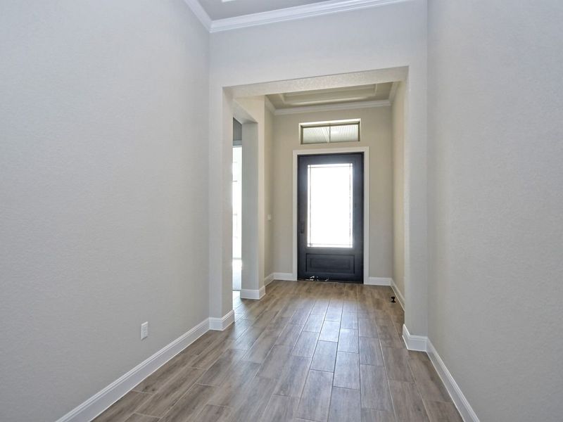 Representative unfurnished interior of a home built from the Siena III by Giddens Homes in Clearwater Ranch, Liberty Hill (Image 22).