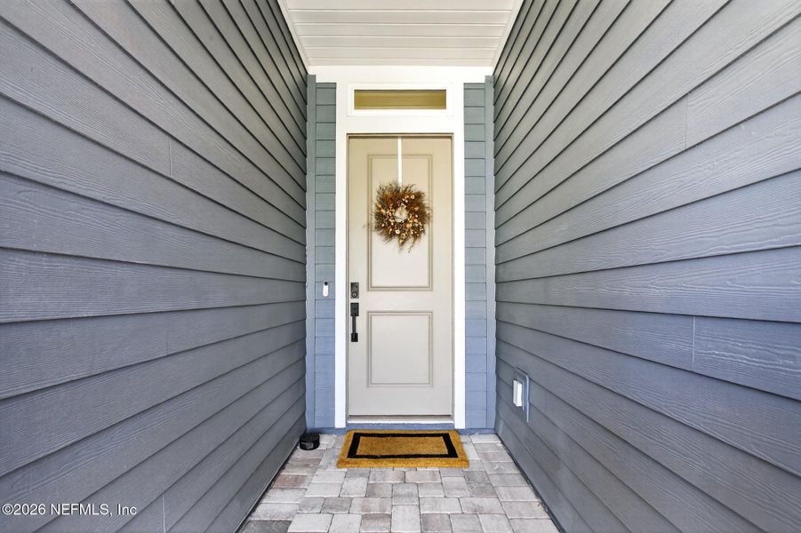 Exterior details and patio area of a home in , St. Johns (Image 4).