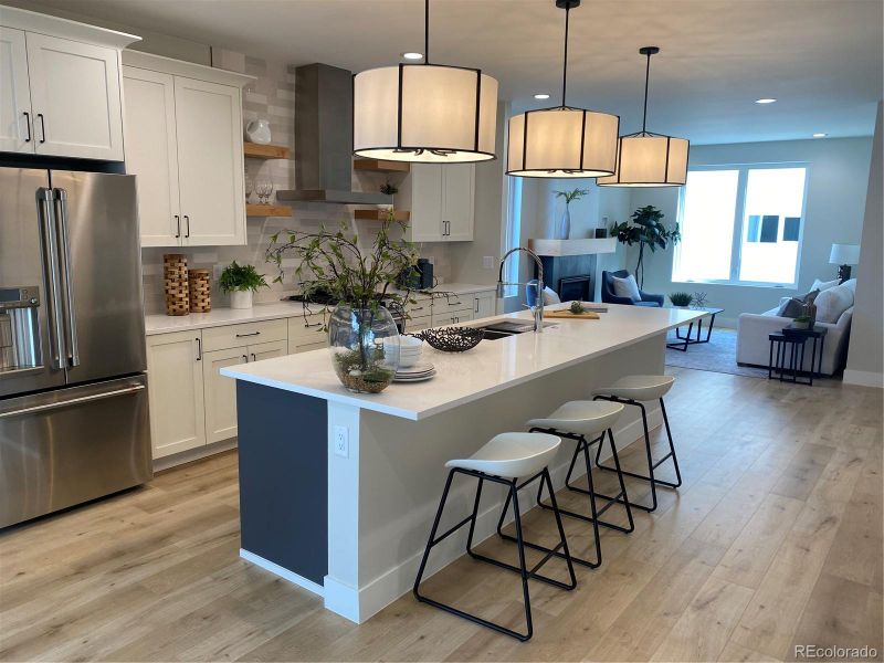 Furnished interior view inside a new home in , Englewood (Image 8).