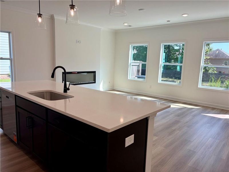 Furnished interior view inside a new home in Cherokee Township, Acworth (Image 3). Furnished interior view inside a new home in Cherokee Township, Acworth (Image 3).