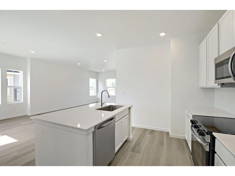 Furnished interior view inside a new home in Timber Lark, Fort Collins (Image 4).
