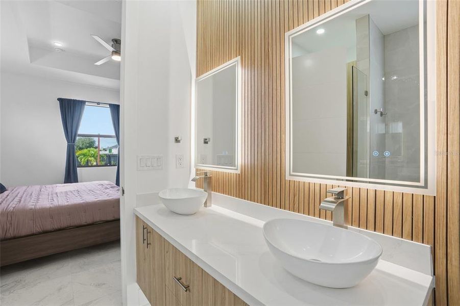 Furnished interior view inside a new home in , Cape Coral (Image 38).