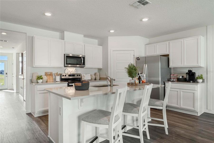 Furnished interior view inside a new home in Cascades, Davenport (Image 26). Furnished interior view inside a new home in Cascades, Davenport (Image 26).