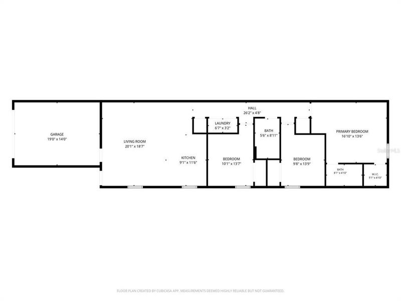 2D floor plan layout of this home in , Eustis, FL (Image 6).