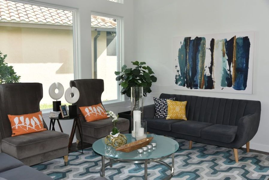 Furnished interior view inside a new home in Toscana, Palm Coast (Image 5).