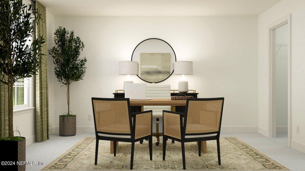 Furnished interior view inside a new home in , St. Augustine (Image 11).