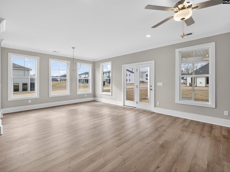 Spacious, unfurnished interior of a new home in Collins Cove, Chapin (Image 36).