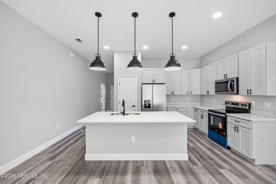 Furnished interior view inside a new home in , Jacksonville (Image 10).