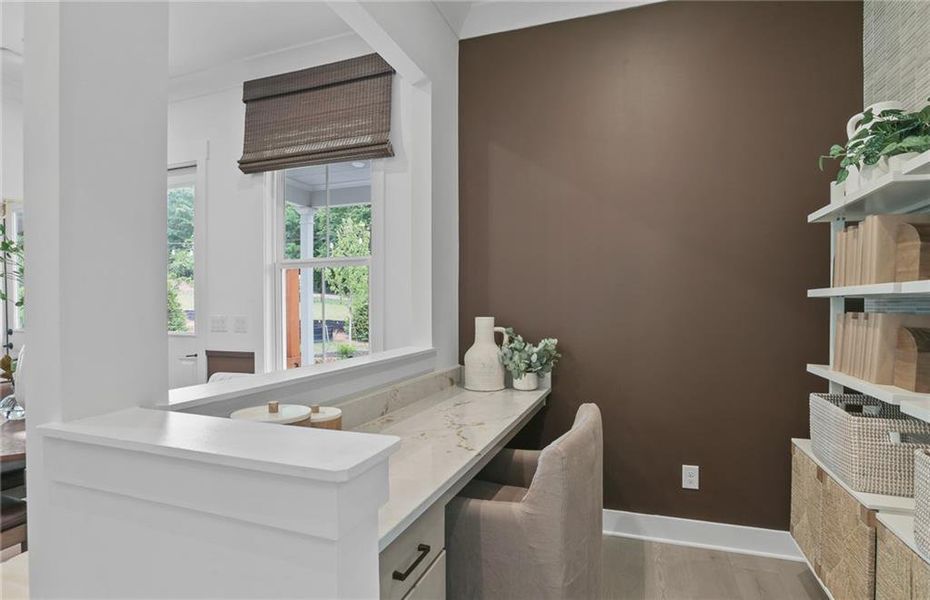 Furnished interior view inside a new home in Sterling Pointe, Cumming (Image 24).