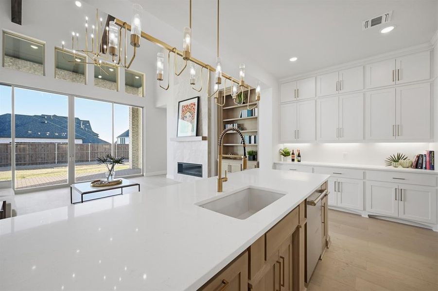 Furnished interior view inside a new home in StarView, Prosper (Image 30).