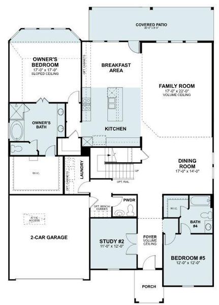 2D floor plan layout of this home in Barksdale, Leander, TX (Image 1). 2D floor plan layout of this home in Barksdale, Leander, TX (Image 1).