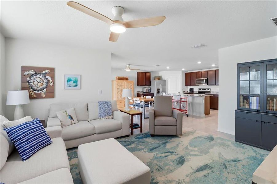 Furnished interior view inside a new home in Fairways at Twisted Oaks, Beverly Hills (Image 6).